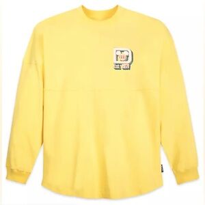NWT Walt Disney world retro yellow spirit jersey size large